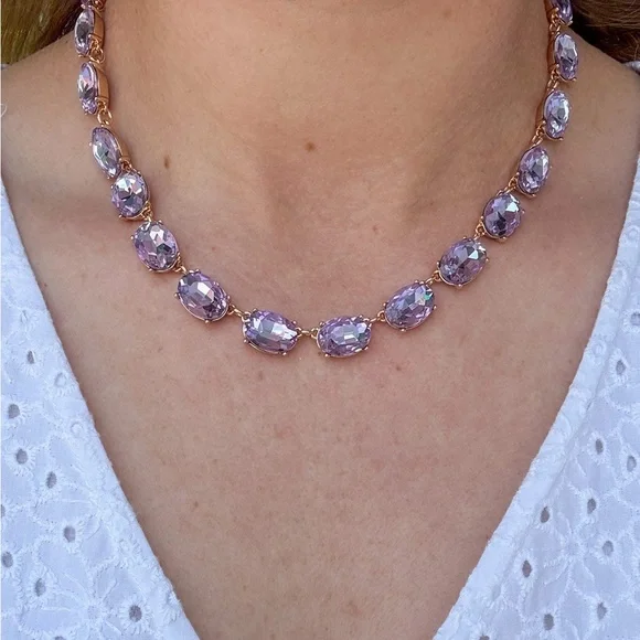 Park Lane Blossom Necklace - Lavender and Gold FREE SHIP! TODAY ONLY!! - Picture 3 of 4